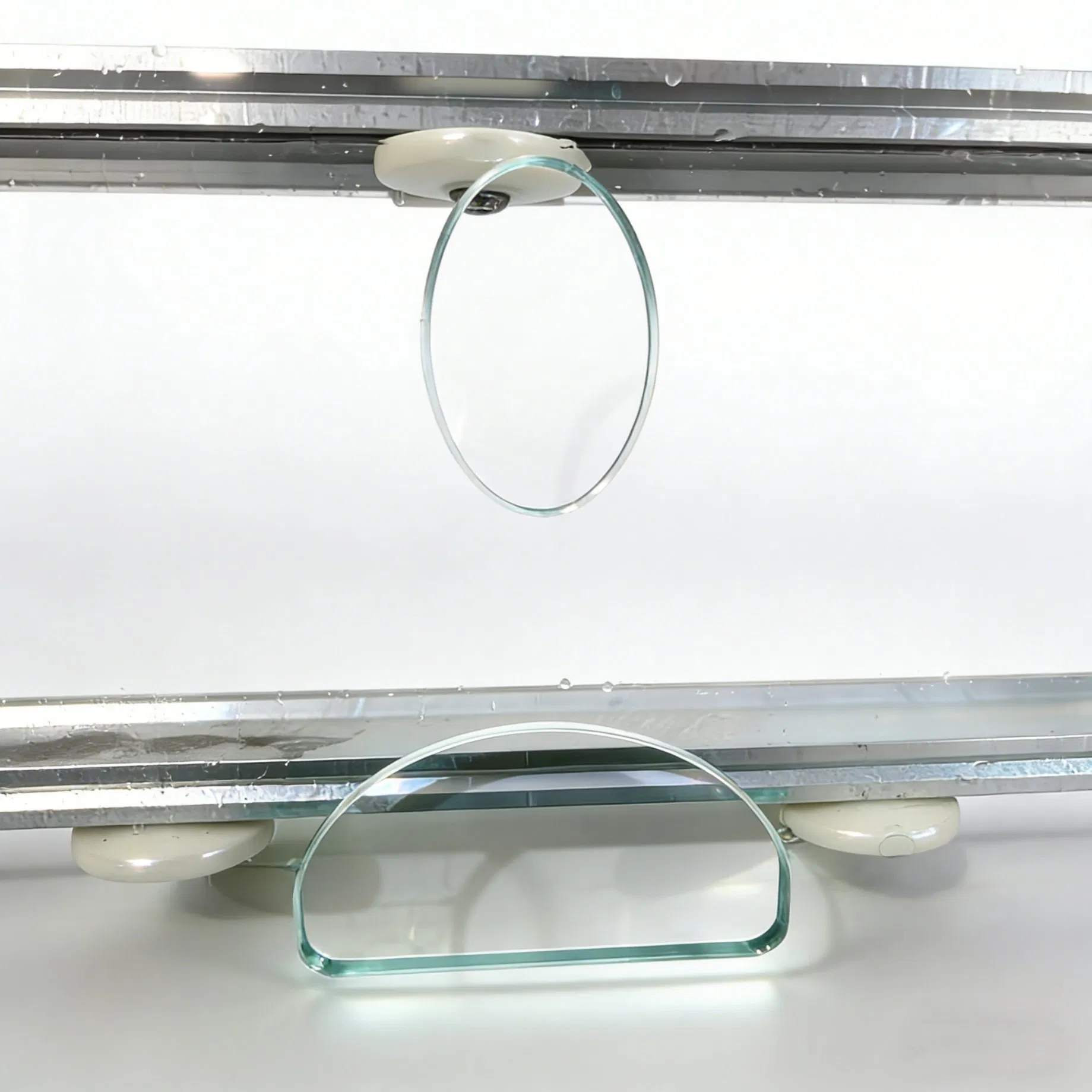 Glass Drilling Polishing Vertical CNC Special for Shower Sanitary Glass