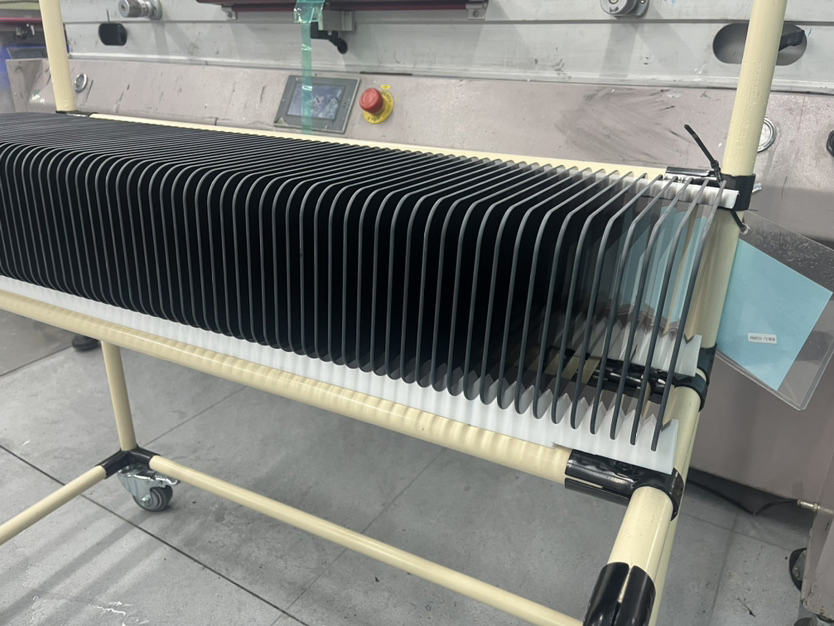 Premium Black Toughened Glass Door Cover for Washing Machines and Dryers