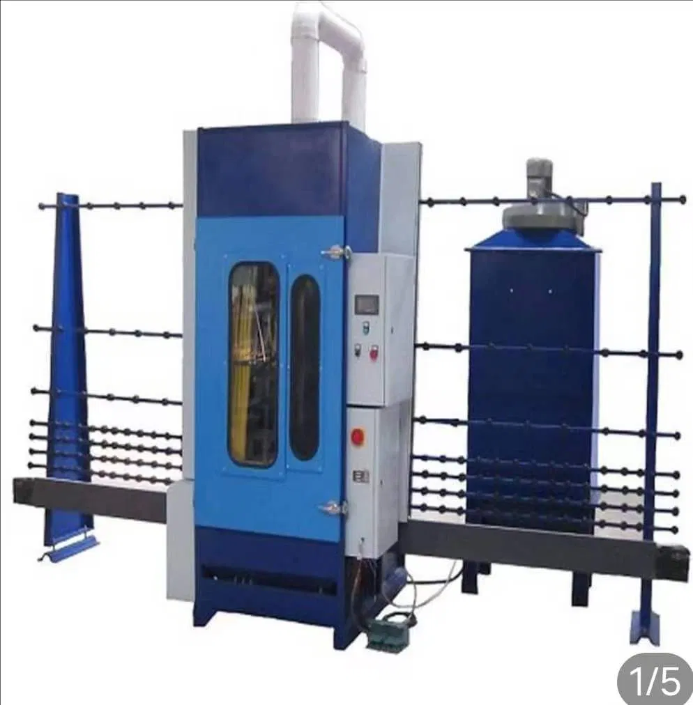 Automatic CNC Vertical Glass Sand Coating Machine Flat Glass Sandblasting Machine