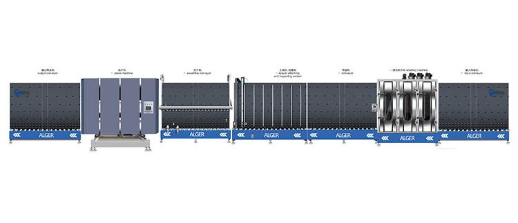 AGM 2500×3000 Vertical Automatic Insulating Glass Production Line