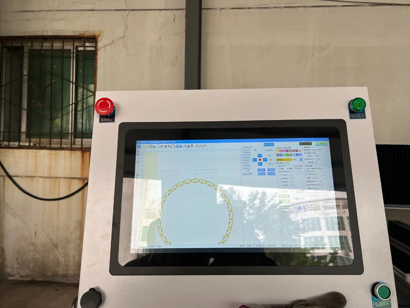 Marble Countrertop 1300*2500mm Bathroom LED Mirror Sandblasting Drilling Marking Machine Laser Glass Sandblasting Machine