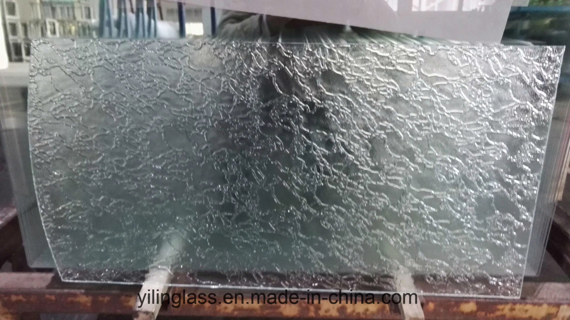 Toughened Partition Washing Room Tempered Patterned Private Screen Glass