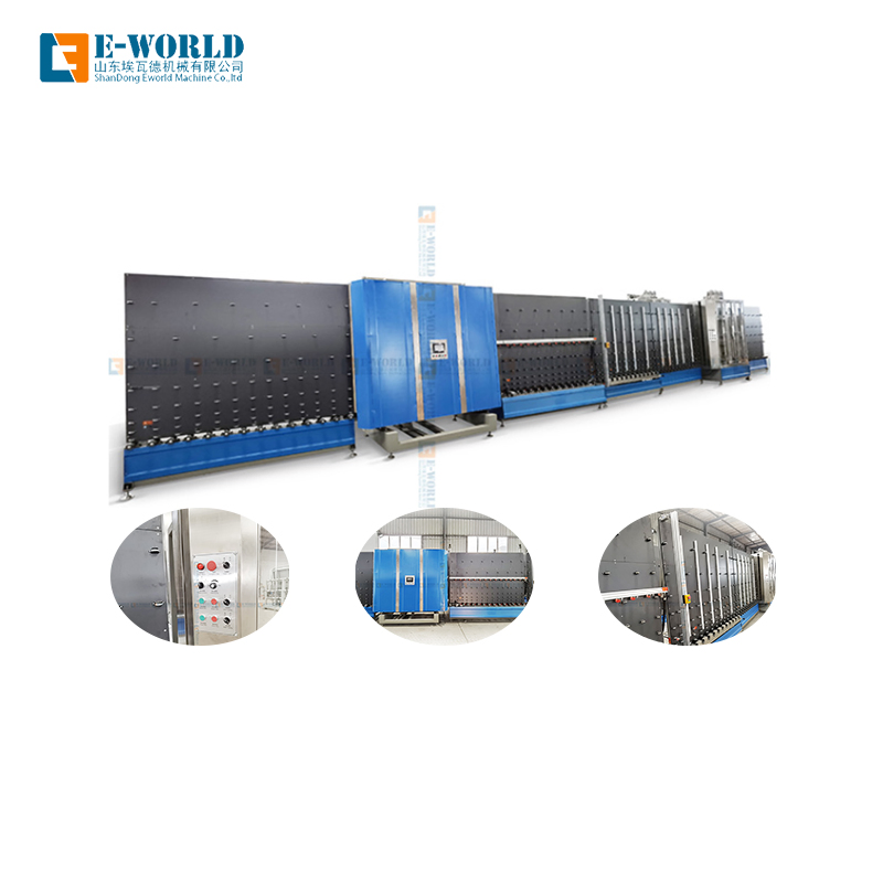 Automatic Vertical Glass Washing Equipment Insulating Glass Machine