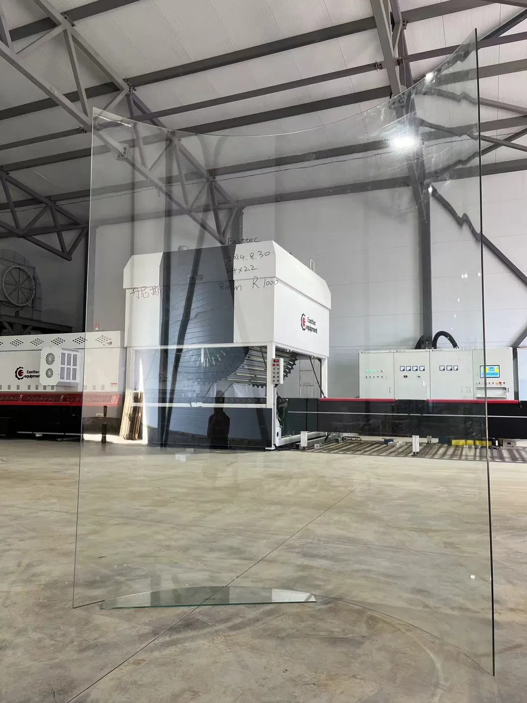 Glass furnace detail