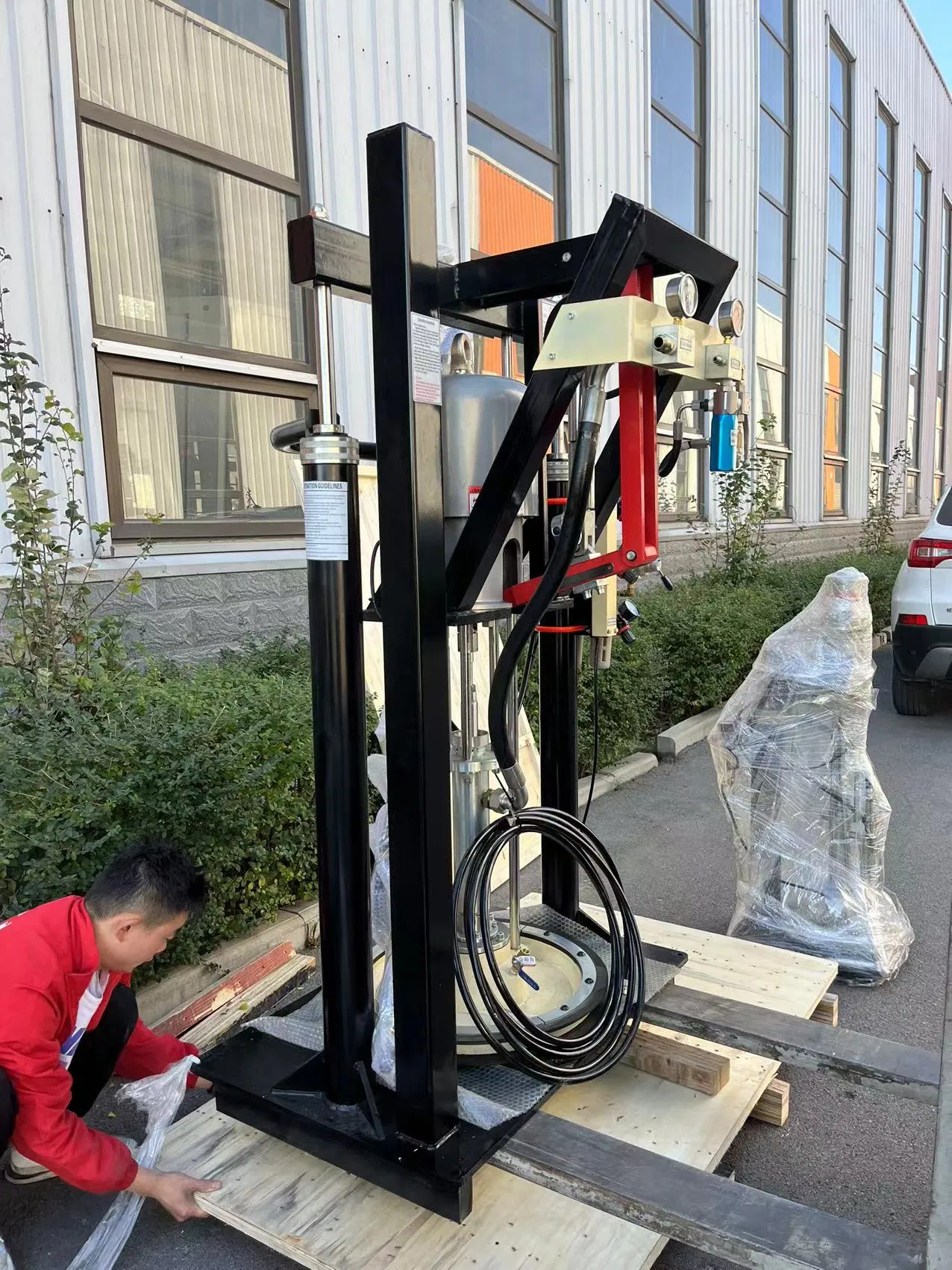 Automatic Insulating Glass Two Component Sealant Coating Spreading Extruding Machinery