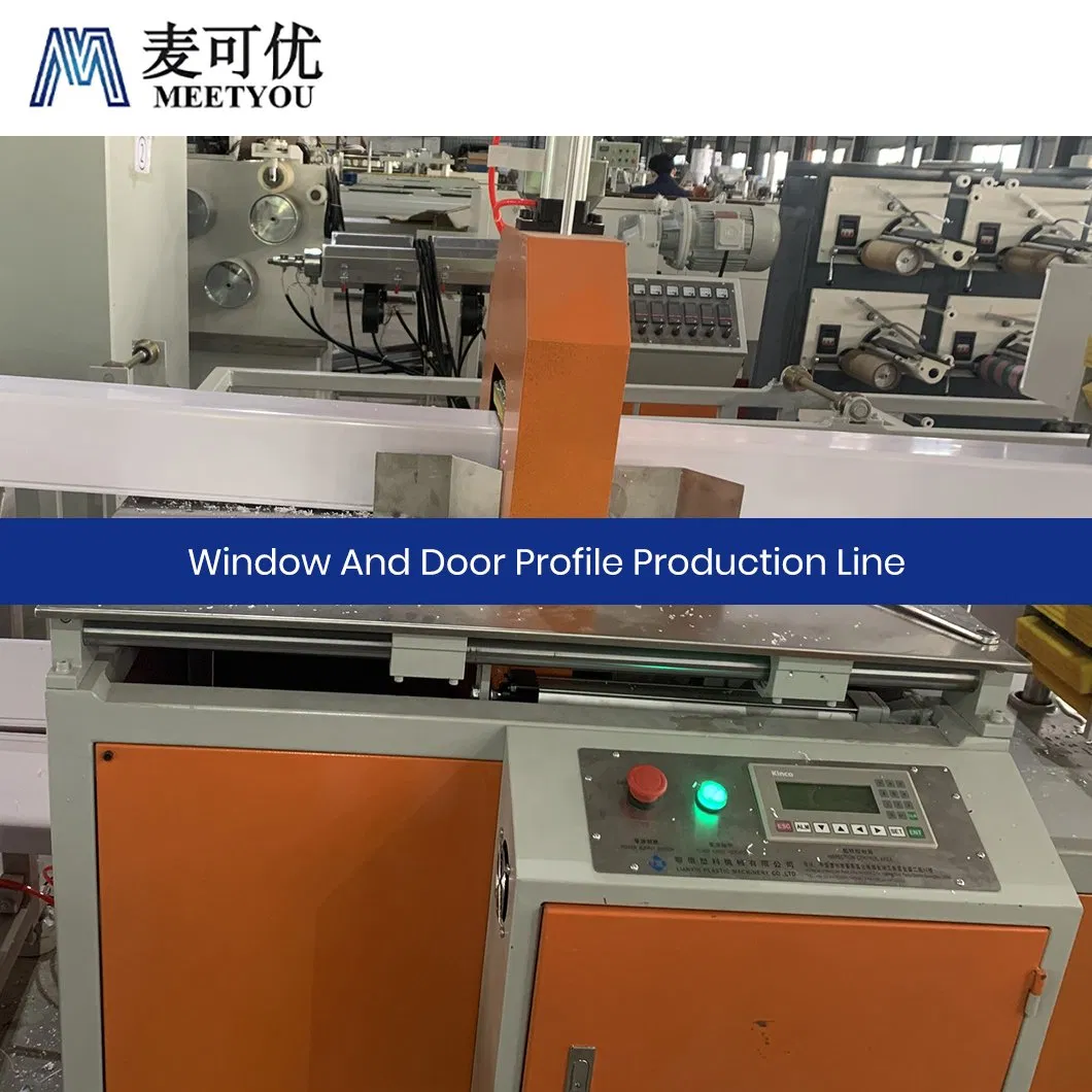 Meetyou Machinery Small Profile Production Line Wholesale China PVC PE WPC PC Horizontal Window and Door Glass Production Line Suppliers