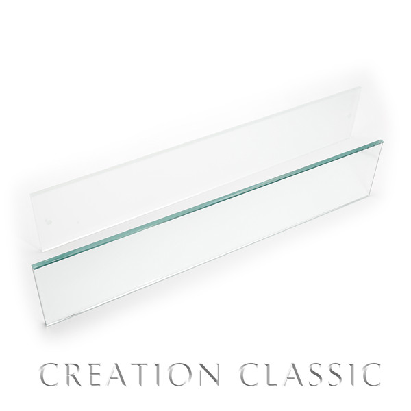 6-12mm Tempered Glass Shelf with Square Shape Used in Washing Room