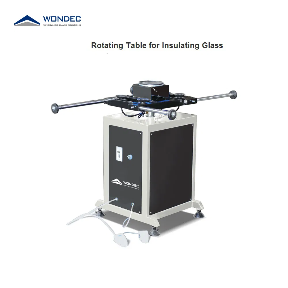 Insulating Glass Processing Production Line Double Glass Machine Rotated Sealant Spreading Table