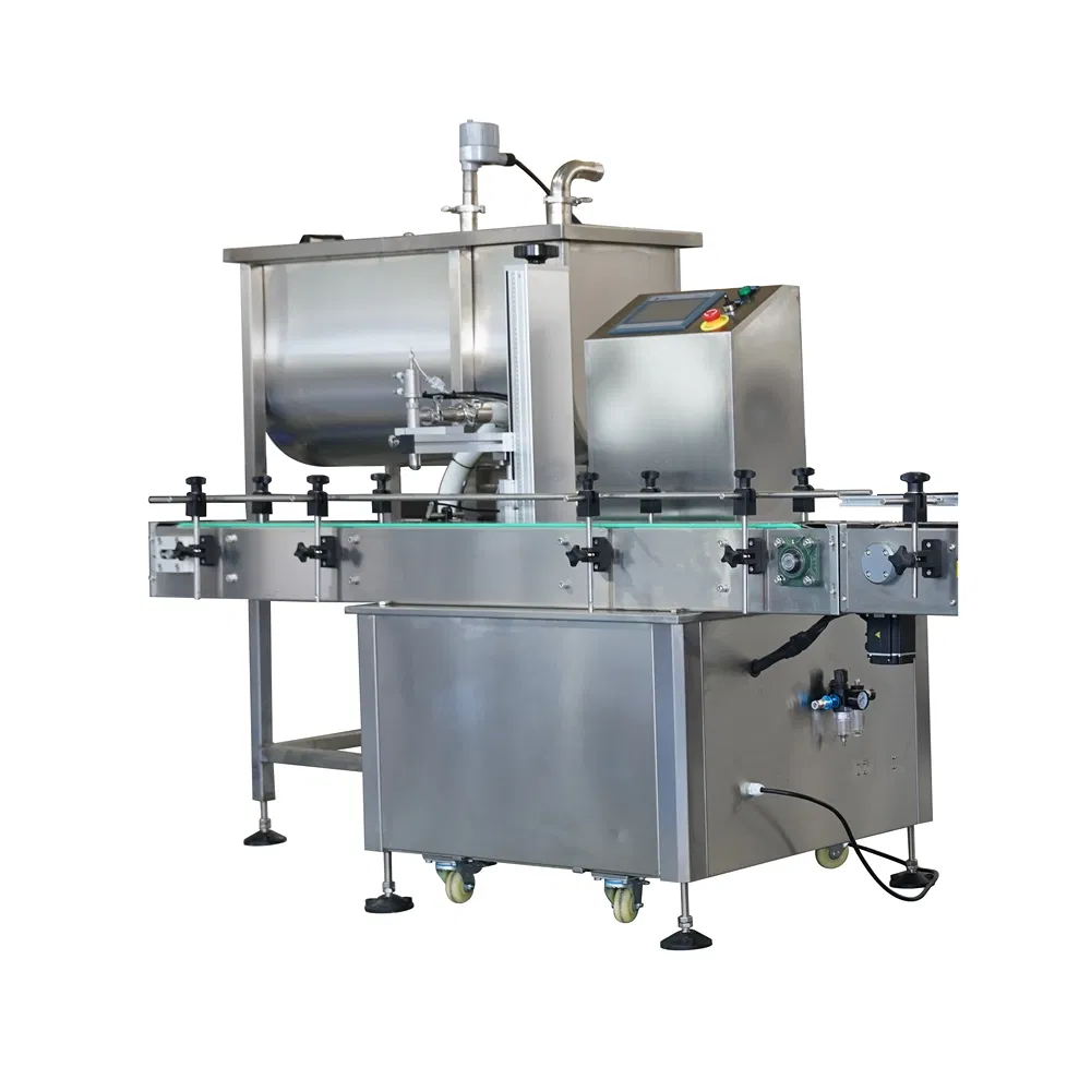 Multi-Head Fully Automatic Paste Filling and Cap Sealing Production Line