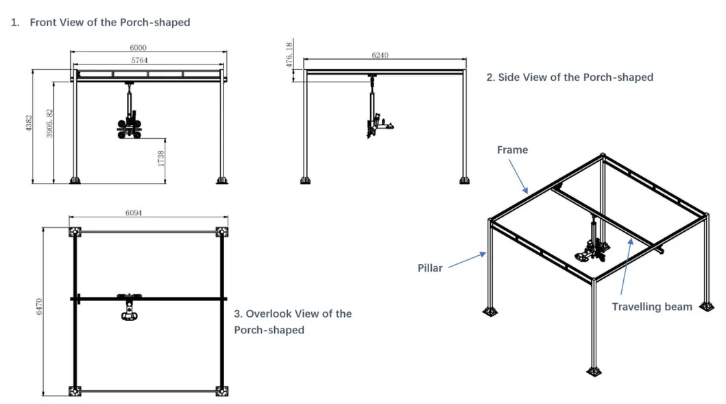 Overhead Crane Appearance Drawing 1