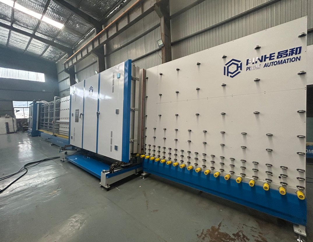 Automatic Insulating Double Glazing Ig Unit Vertical Glass Washing Machine Argon Gas Filling Igu Line