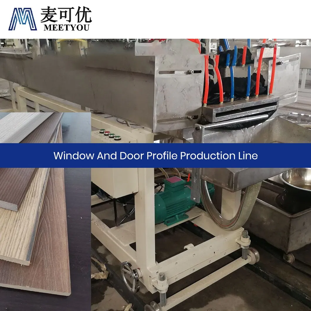 Meetyou Machinery Small Profile Production Line Wholesale China PVC PE WPC PC Horizontal Window and Door Glass Production Line Suppliers