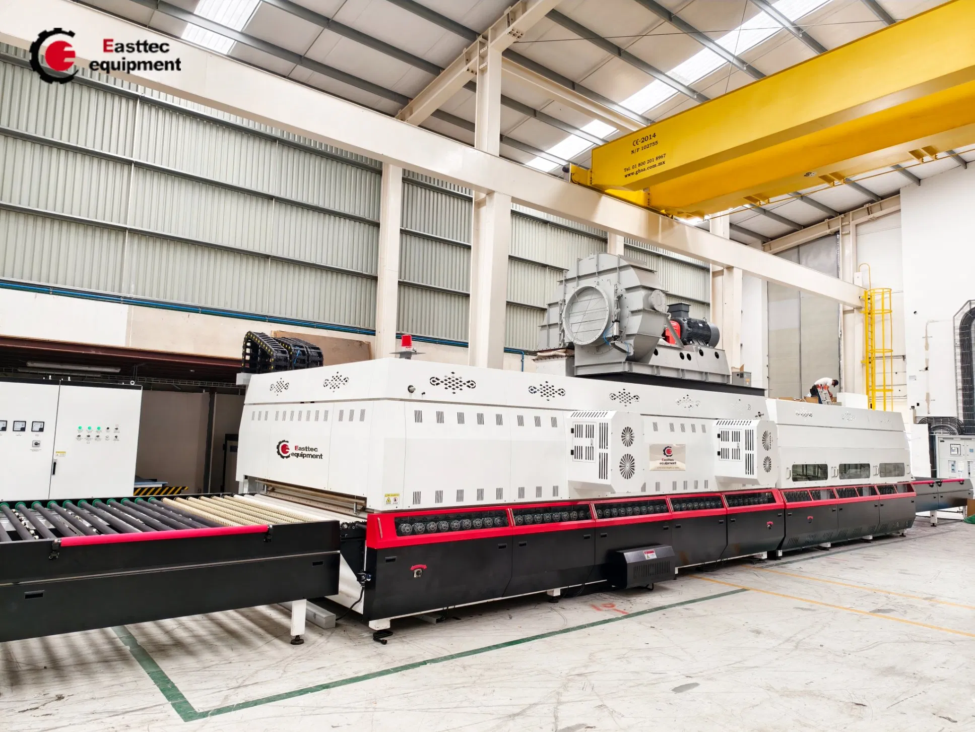 2025 Hot Sale Glass Tempering Machine Tempered Production Furnace Line