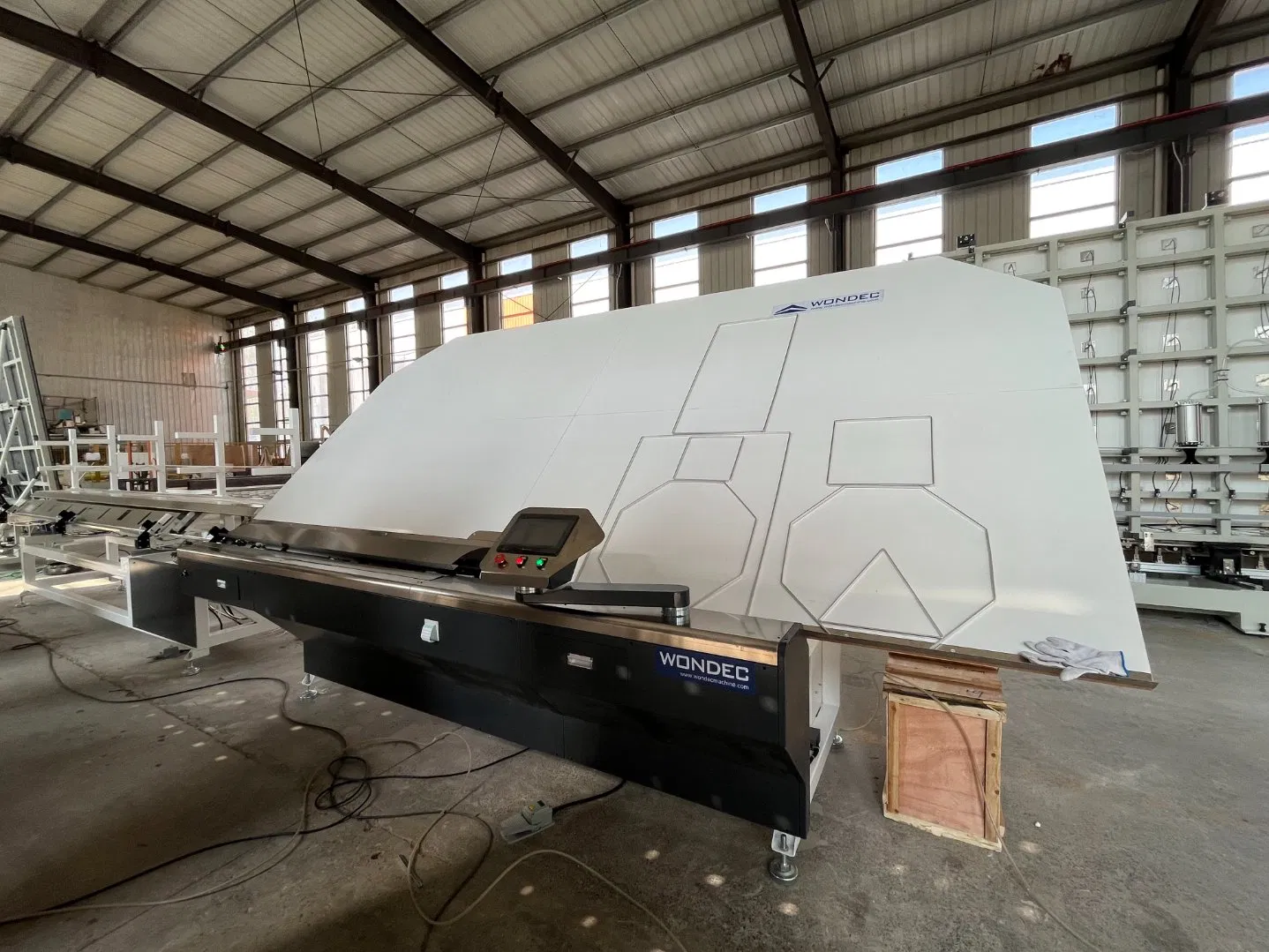 Insulating Glass Automatic Rigid Fixed Spacer Bending and Cutting Machinery for Double Glass Processing Production Line