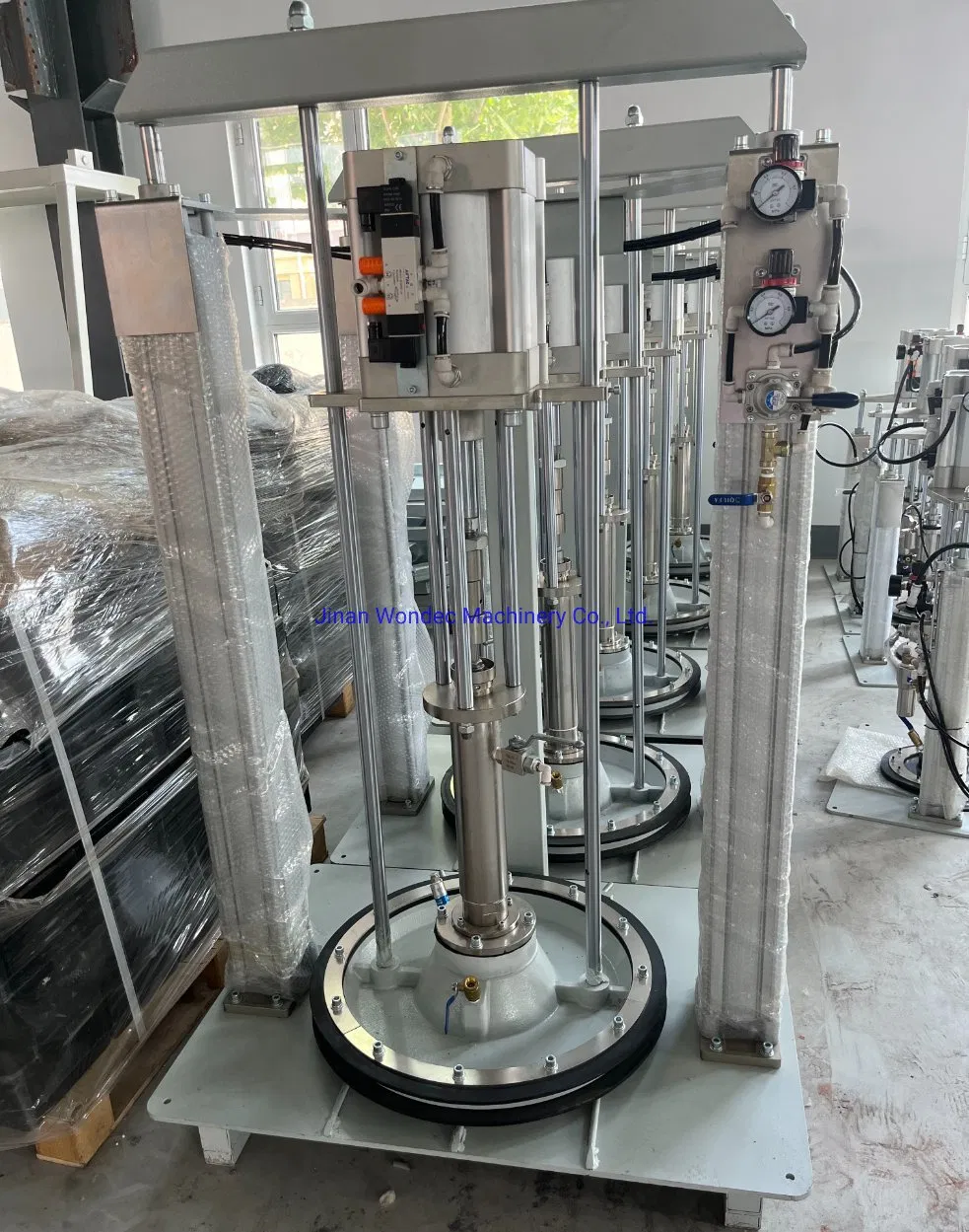 Semi-Automatic Two-Component Sealant Coating Extruder for Double Glazing Machine