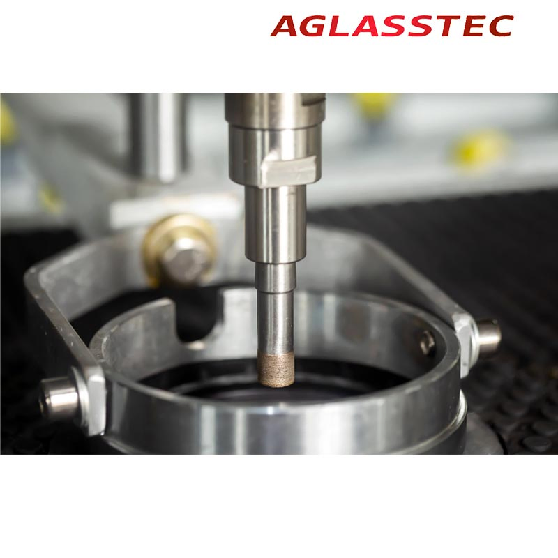 High Efficiency Automatic Horizontal Glass Drilling Machine for Tempered Guardrail Glass and Shower Doors Glass