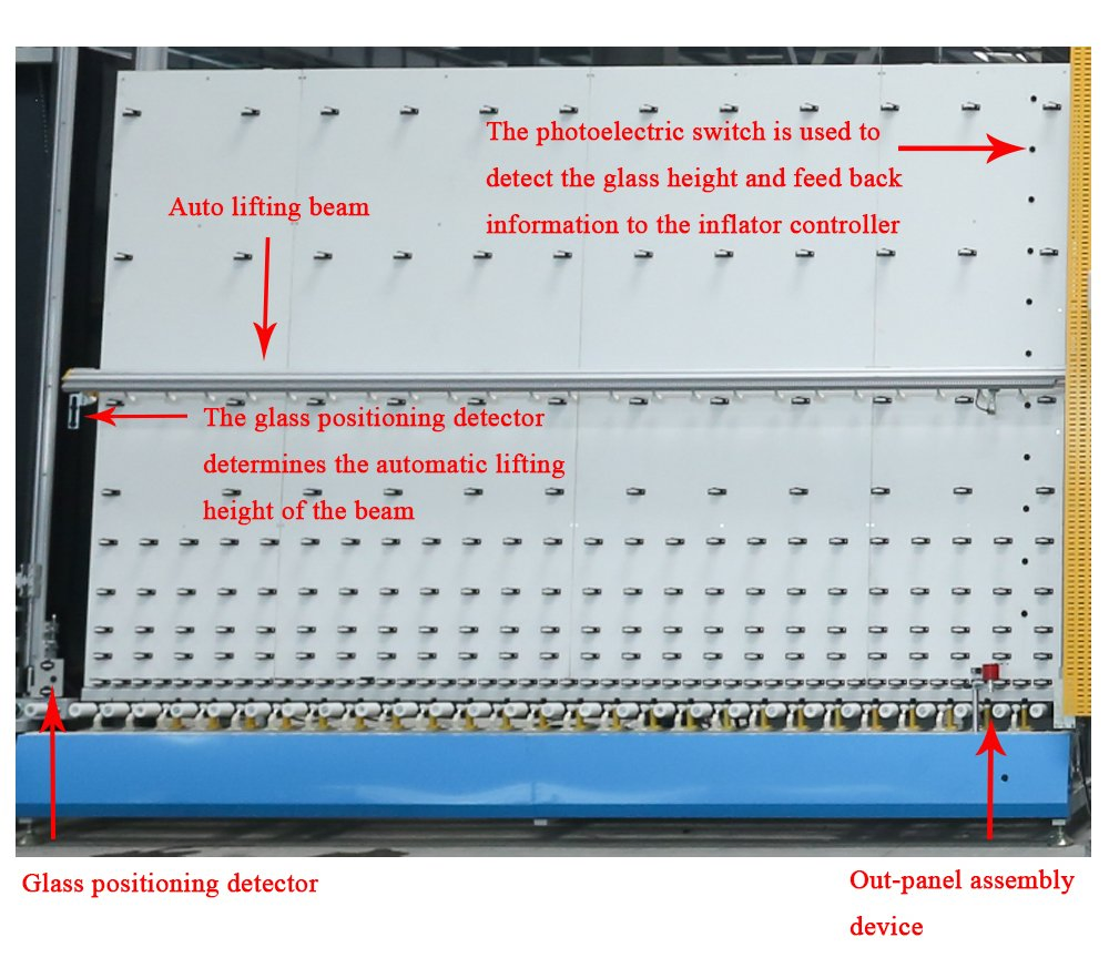Automatic Large Stork Panel Press Double Glass Machine with Glass Washing Machine
