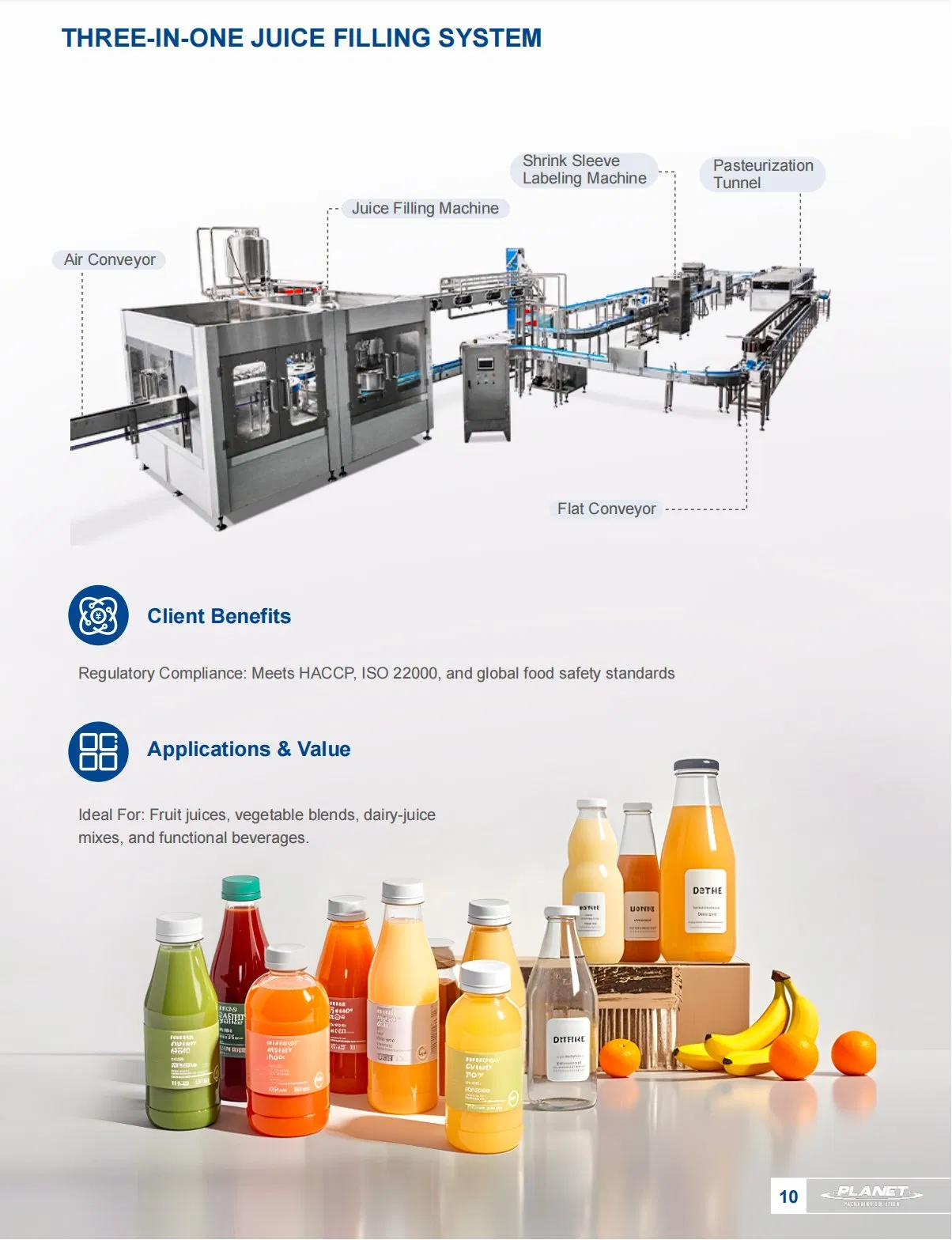 Juice Production Line Overview