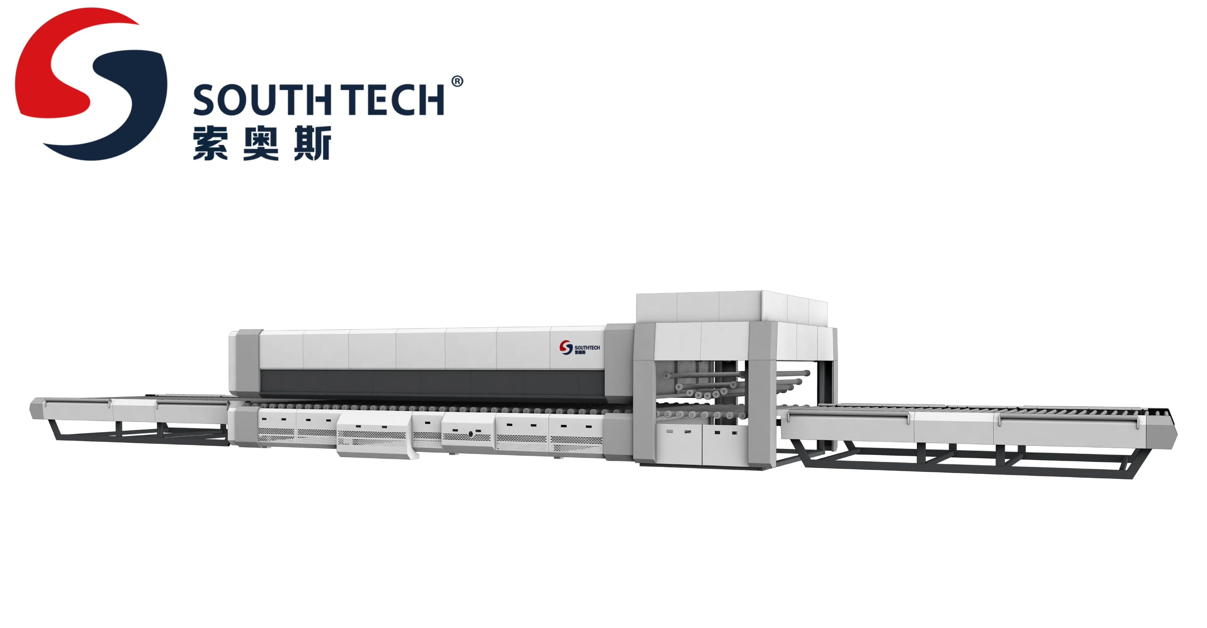 Southtech General Flat/Bending Glass Energy Saving Processing Machine with Air Convection System