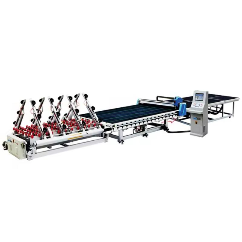 CNC Glass Processing Machinery Cutting Machine Line Double Turn Loading Glass Cutting Line