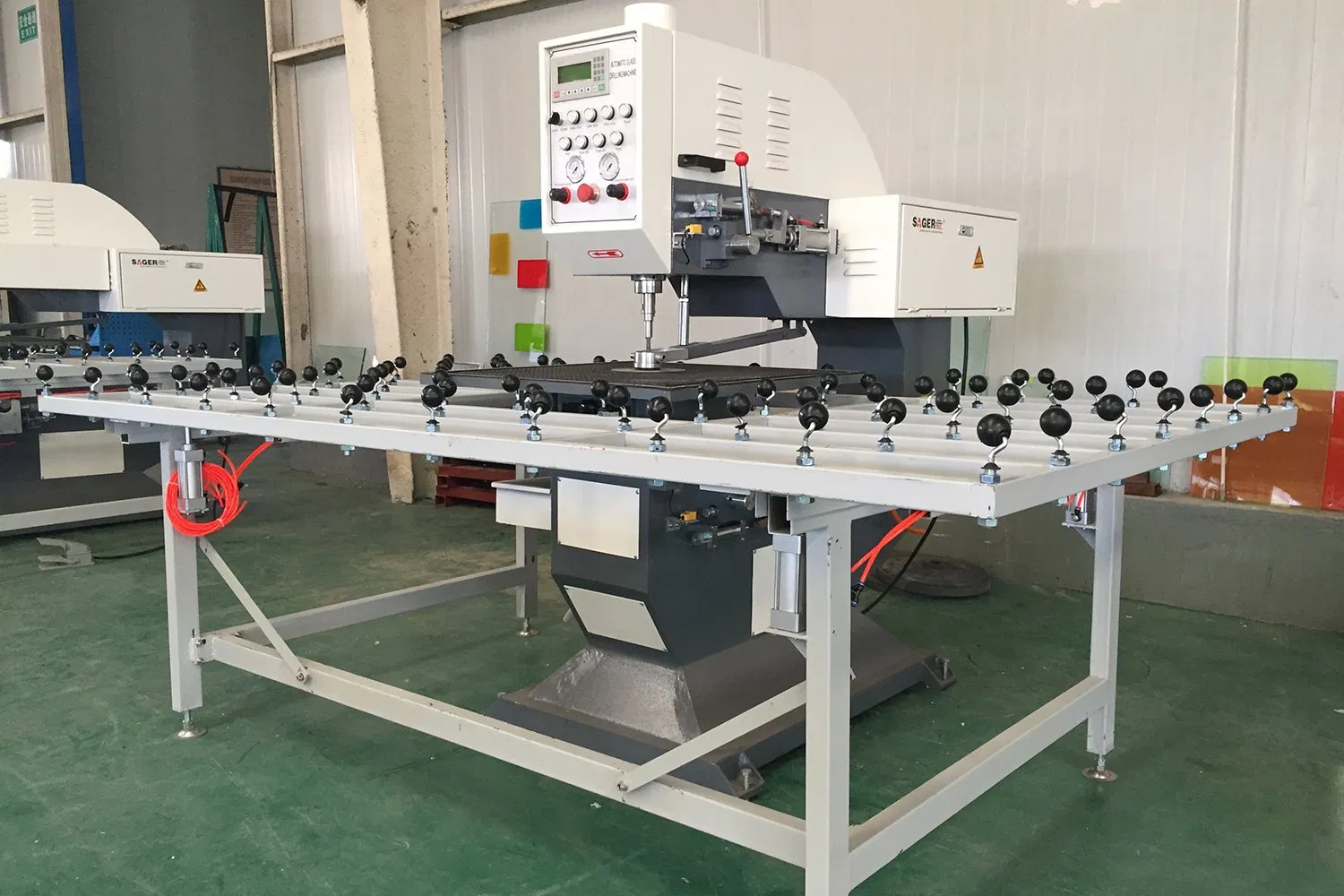 Sagertec Building Glass Machine Automatic Glass Drilling Machine