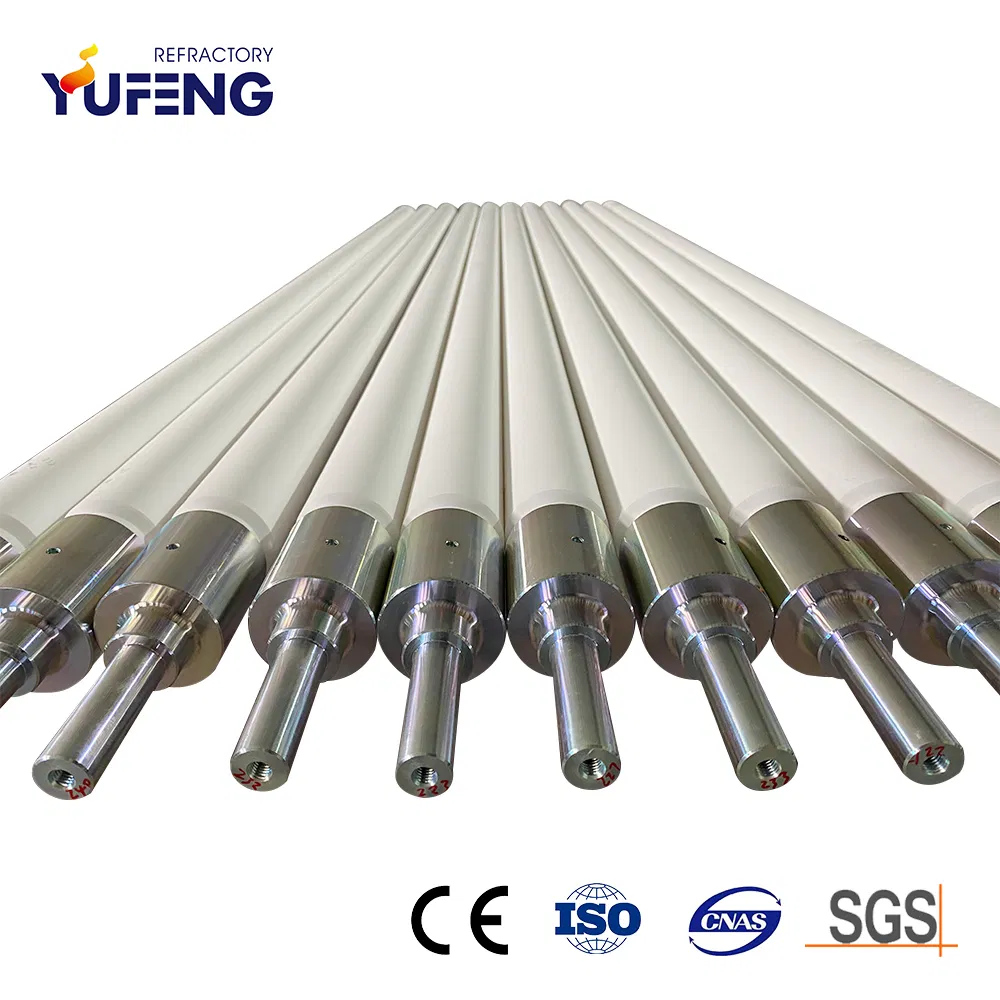 Thermal Shock Resistance Fused Silica Ceramic Roller for Float Glass Production Line