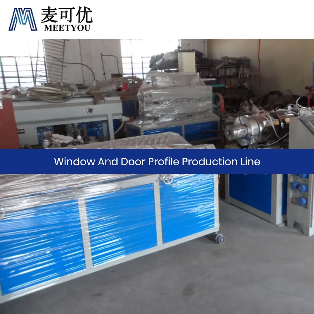 Meetyou Machinery Small Profile Production Line Wholesale China PVC PE WPC PC Horizontal Window and Door Glass Production Line Suppliers
