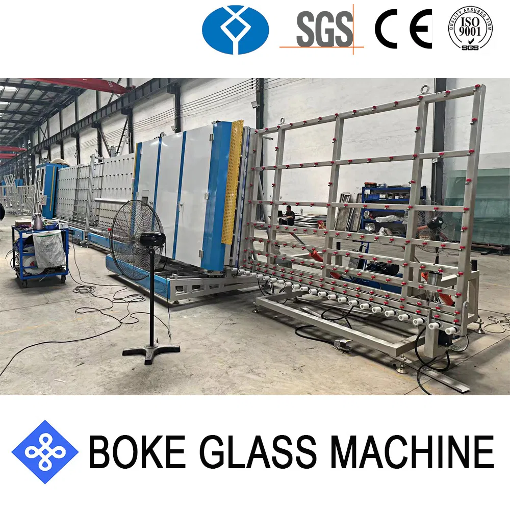 Automatic Insulating Glass Production Line with Horizontal Glass Fliping Function Suitable for Stepped Glass