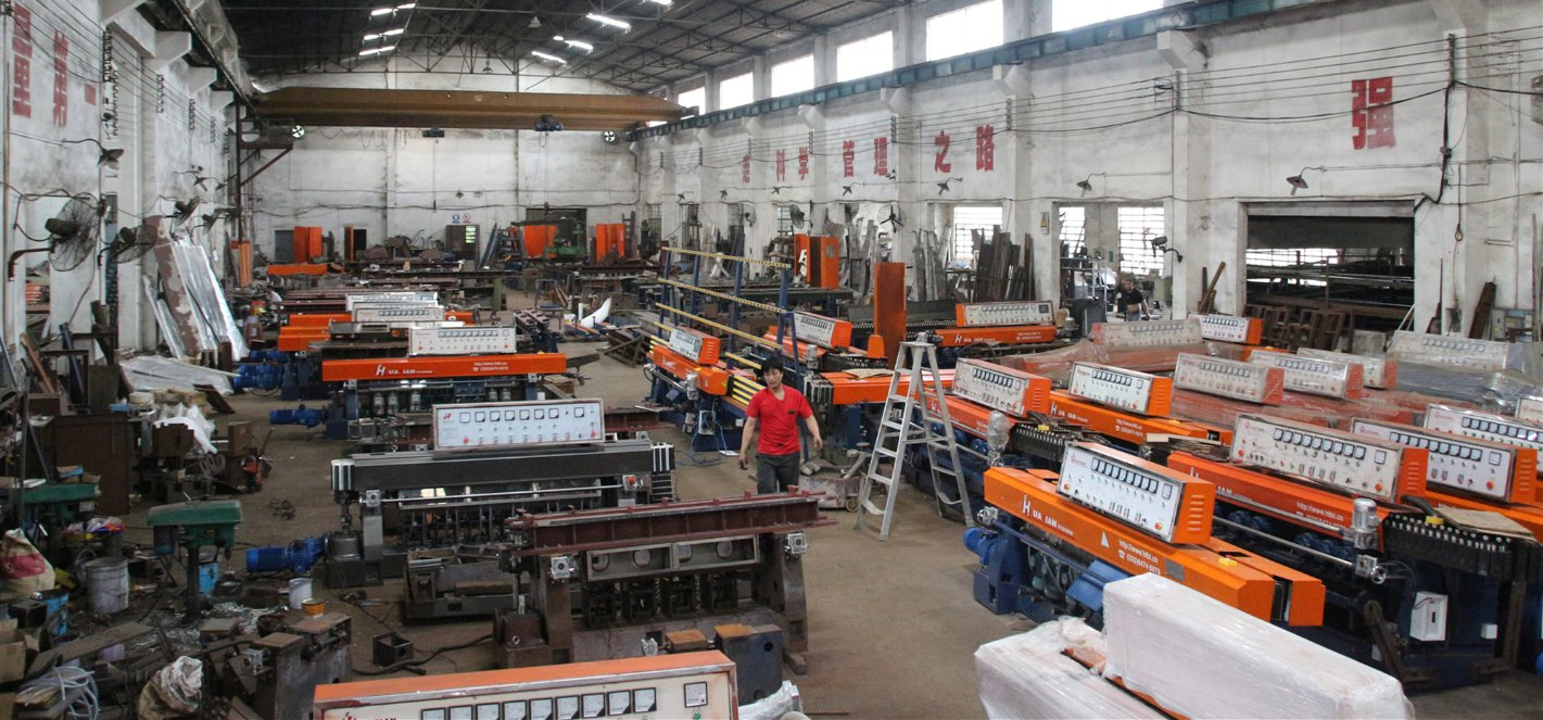 9 Wheels Spindles Float Glass Straight Line Mirror Beveling Edging Machine