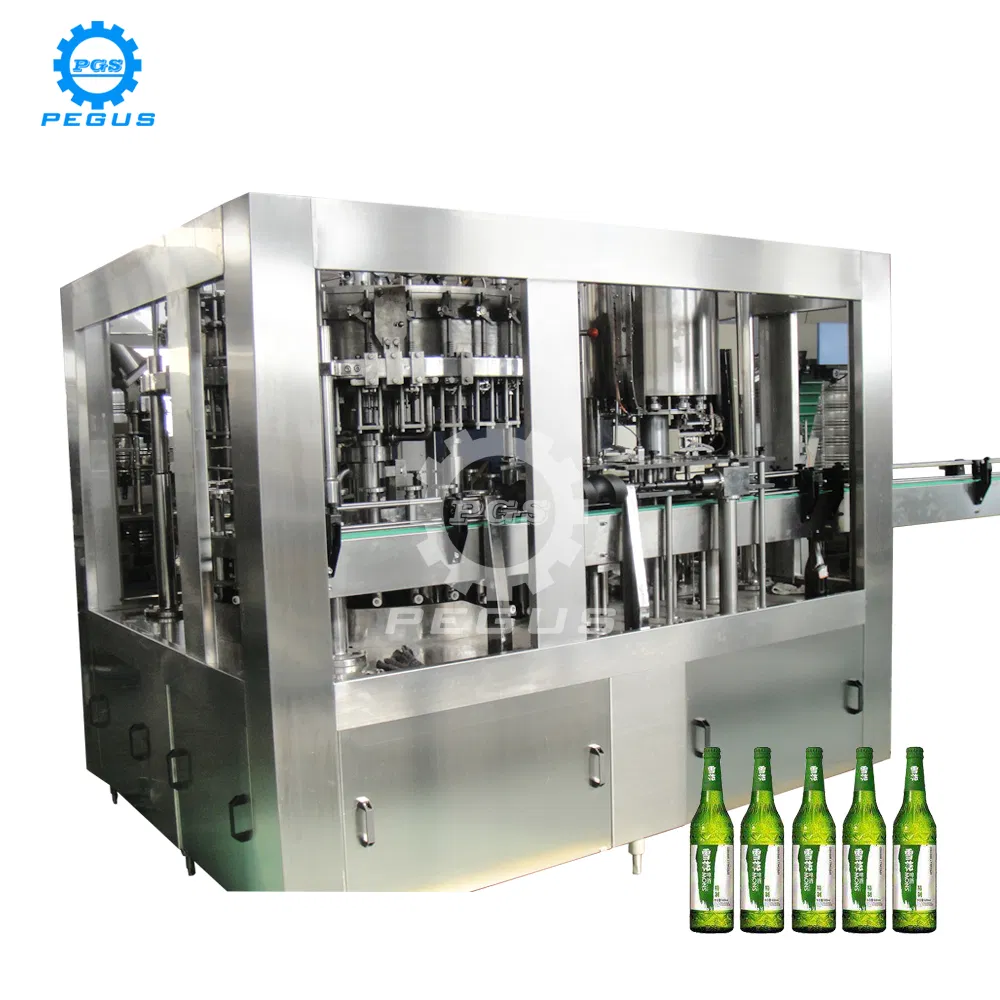 High-Speed Glass Bottle Beer Filling Machine Making Machine Production Line