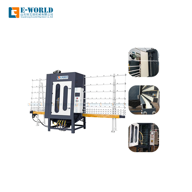 High Efficiency Vertical Glass Sandblasting Machine for Smooth Finishes