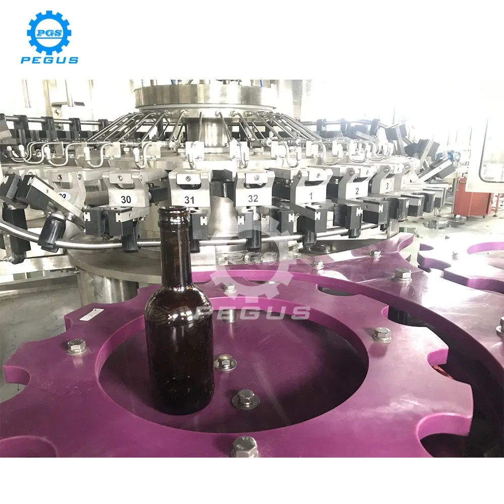 High-Speed Glass Bottle Beer Filling Machine Making Machine Production Line