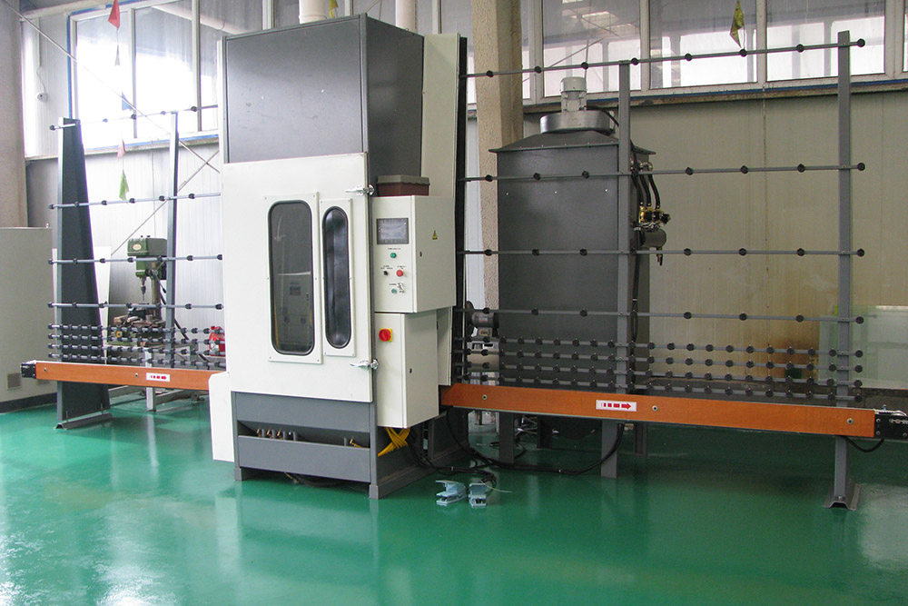 Vertical Glass Sand Blasting Machine Glass Sandblasting Equipment