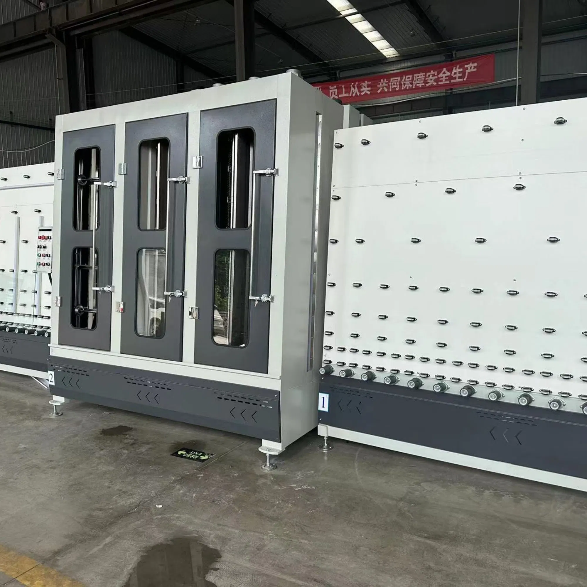 Nisen Lq1800 Automatic Vertical Glass Cleaning Machine for Insulating Glass Processing Glass Machine Washing and Drying Machine