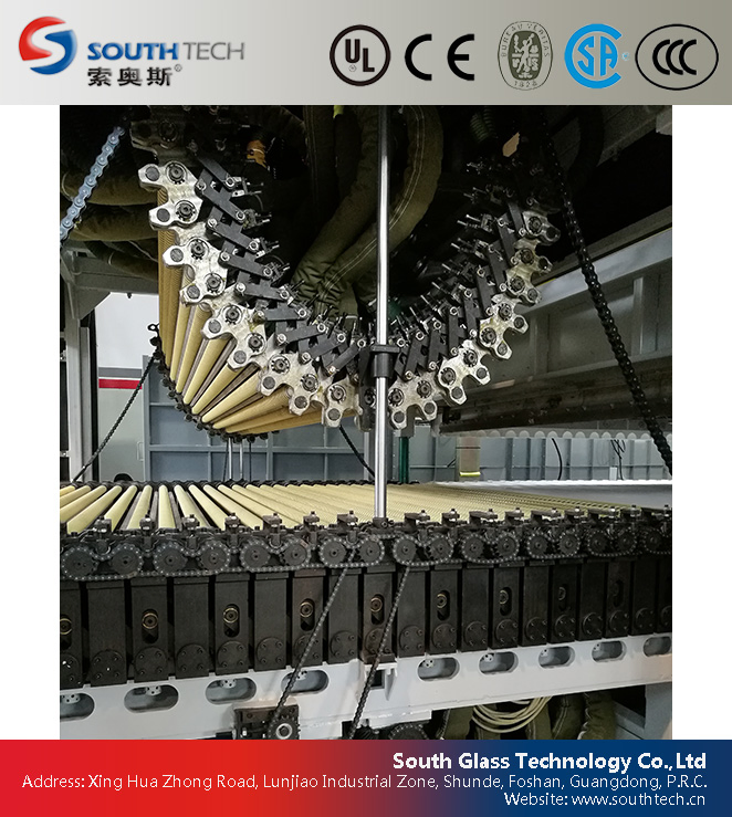 Southtech Cross Curved Bending Toughened Glass Production Line (HWG)