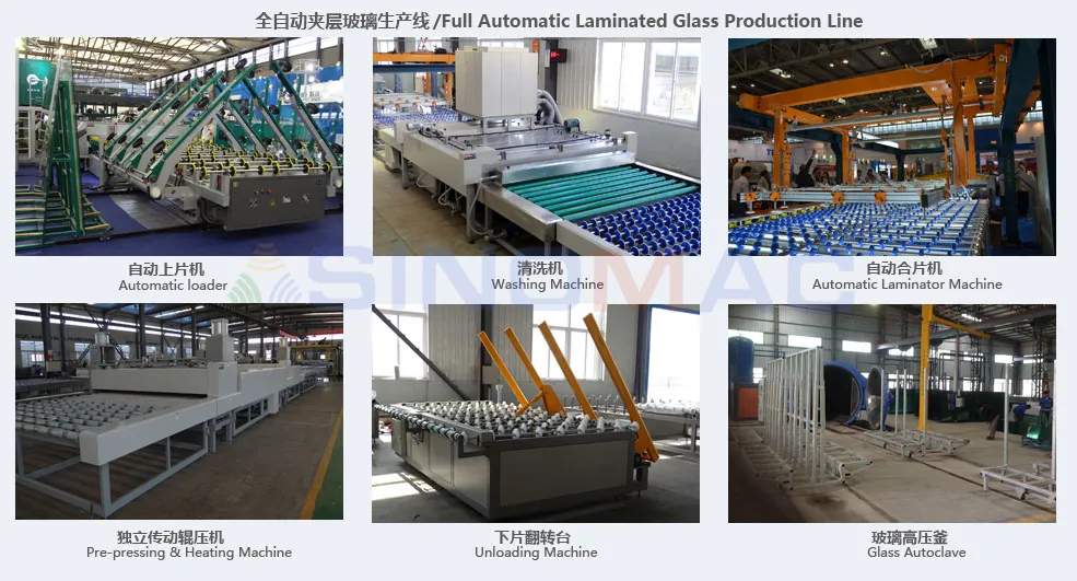 Automation Laminated Glass Production Line