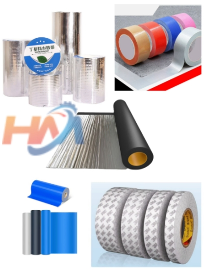 Full-Automatic Butyl Rubber Adhesive Coating Machine with Extruder for Aluminium Foil Tape