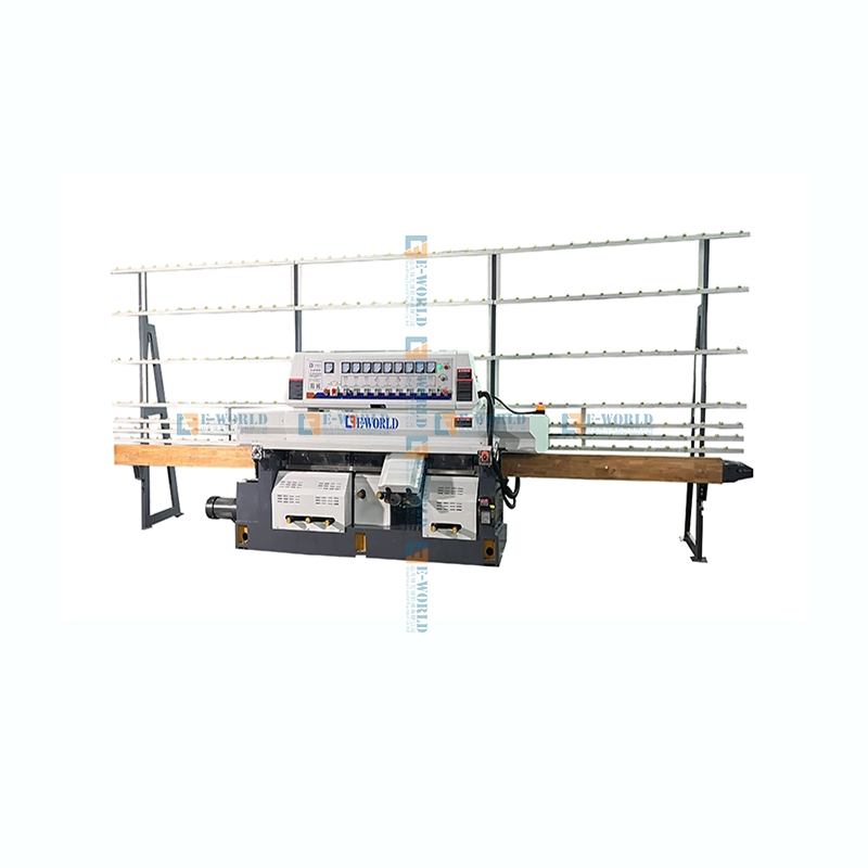 CE Approved 9 Motors Vertical Straight Line Glass Edging Machine
