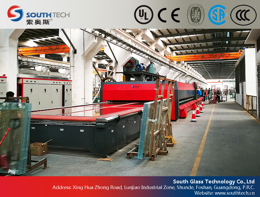 Southtech Double Heating Chambers Flat Tempered Glass Production Line (TPG-2)