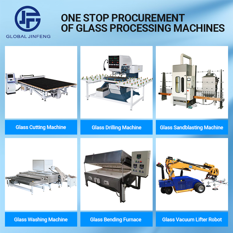 Automatic CNC Vertical Glass Processing Sandblasting Machine