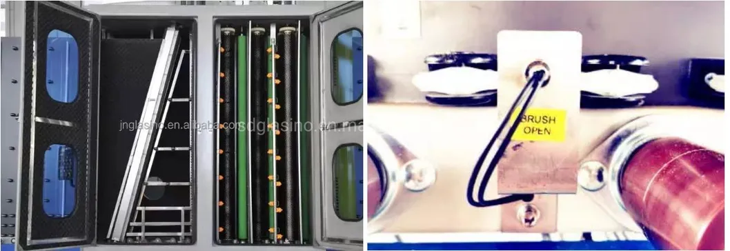 Glass loading section