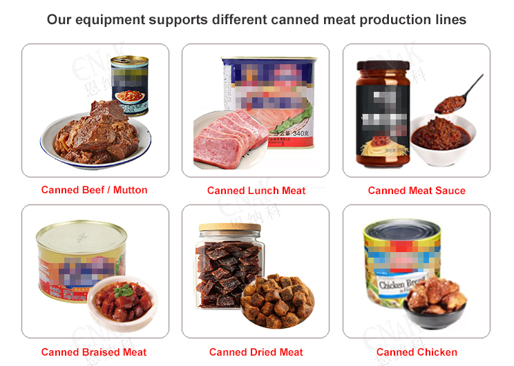 New Automatic Prefabricated Fruit Canning Machine Vegetable Canned Meat Chili Sauce Tomato Paste Food Production Line