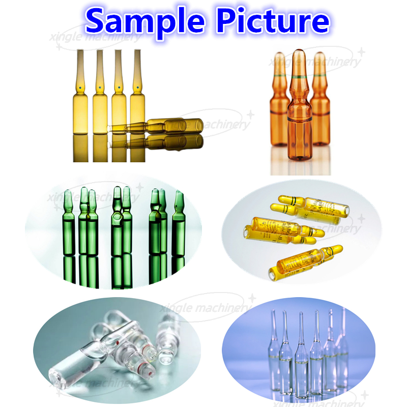 Pharmaceutical Liquid Ampoule Bottle Filling Production Line 6 Heads Automatic Glass Ampoule Making Filling and Sealing Machine