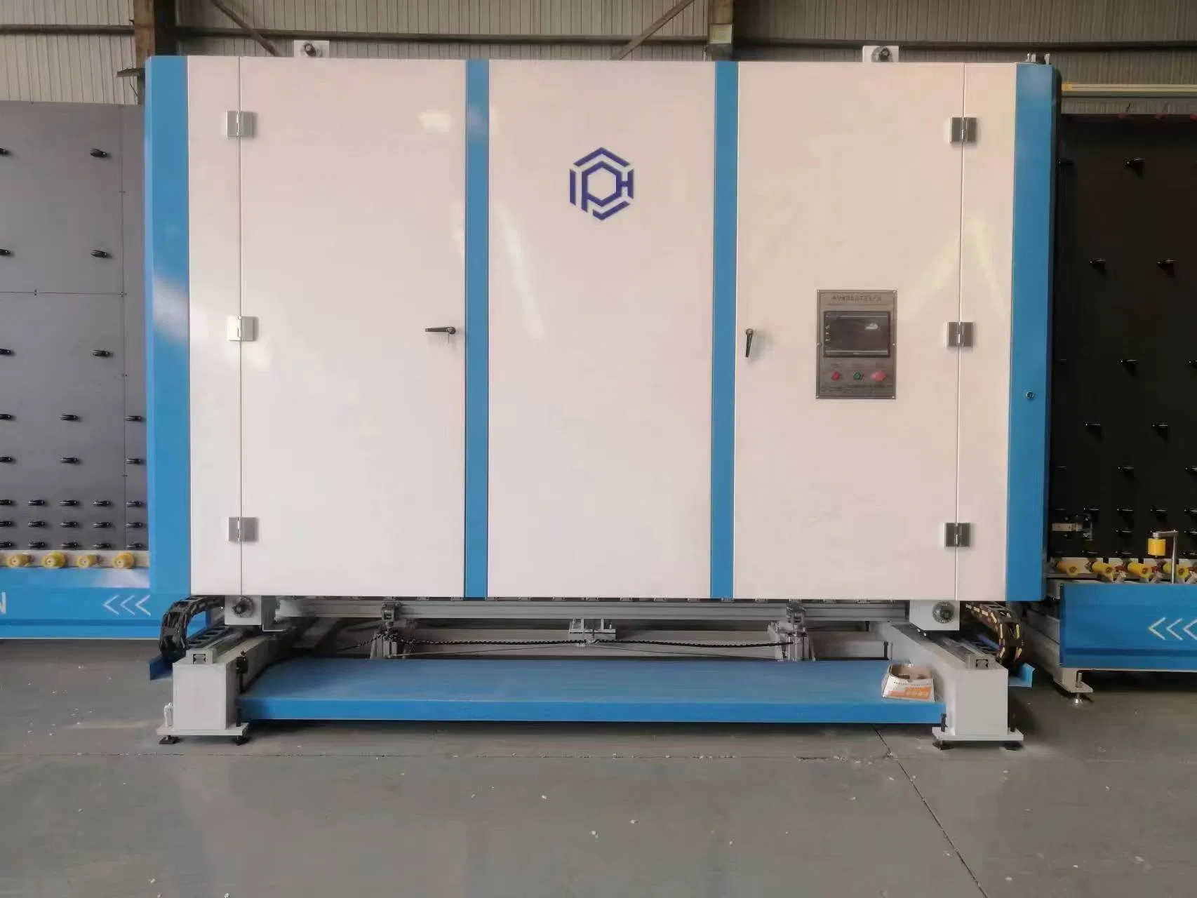 Lbg2500 Vertical Automatic Insulating Glass Multi-Function Flat Press Production Line