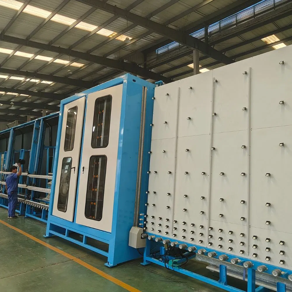 Automatic Insulated Glass Flat Press Production Line Machine with Glass Washing Machine