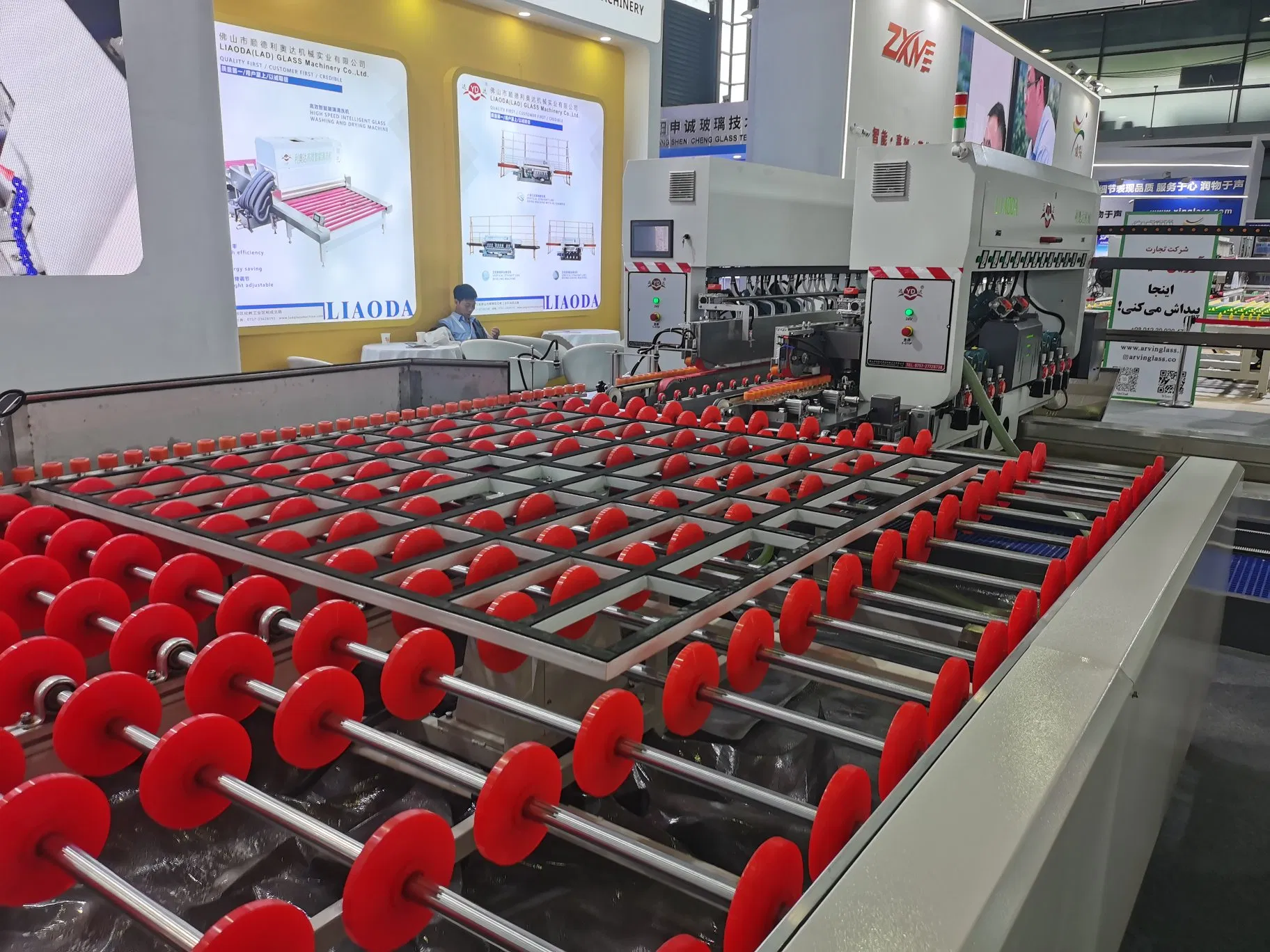Factory Price Glass Double Edging Machine in Production Line Arrangement