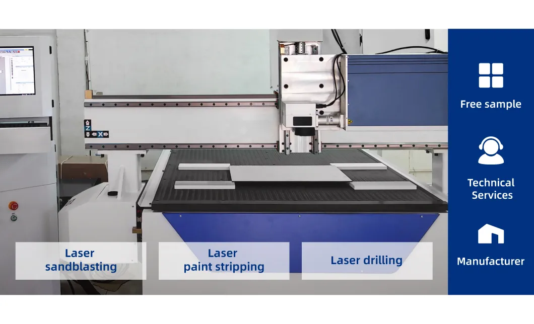 Glass Mirror Laser Sandblasting Machine