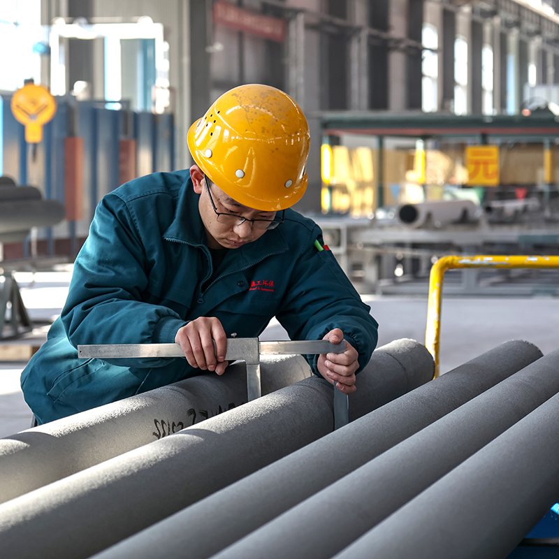 Top Rank Non-Asbestos Fiber Roller Used in The Float Glass Production Line