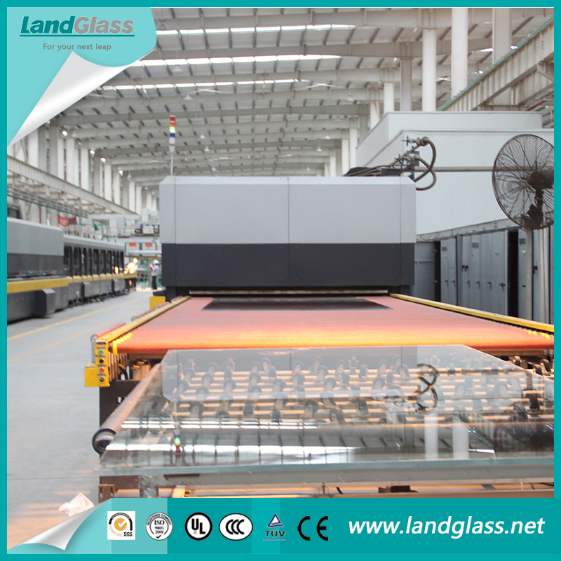 Landglass Double Hearing Chamber Flat Low-E Clear Glass Tempering Furnace Machine Production Line