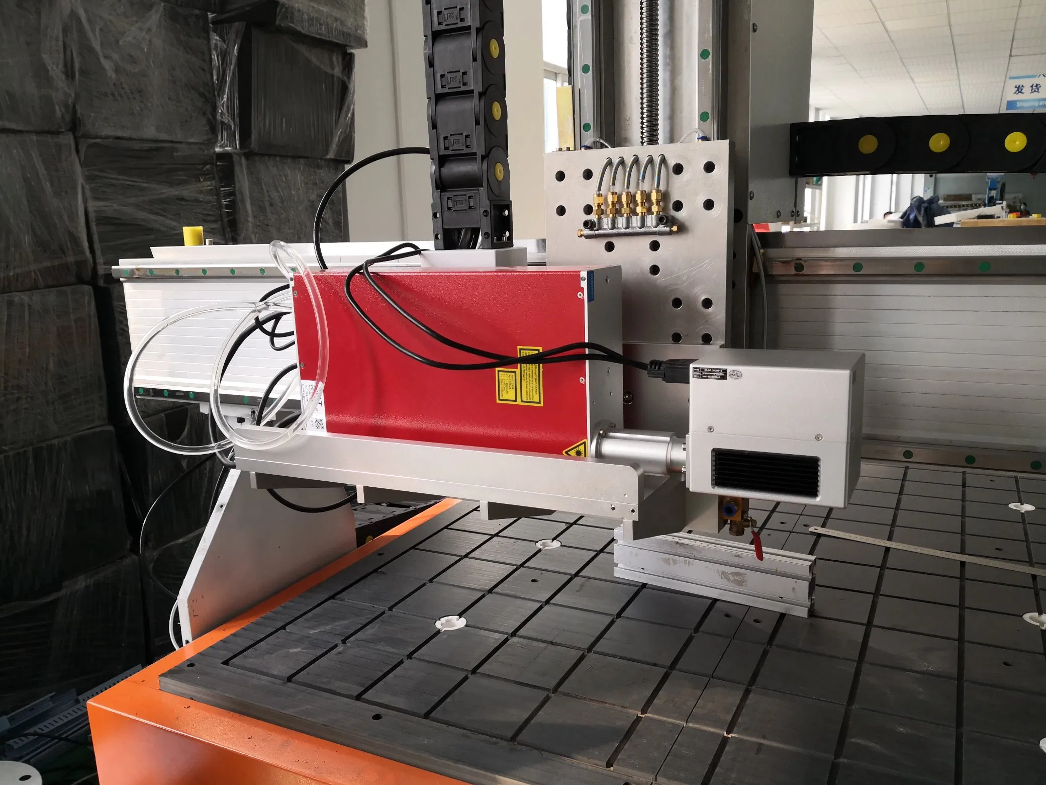 Glass Mirror Sandblasting CNC Laser Engraving Sandblasting Machine for Marking Mirror